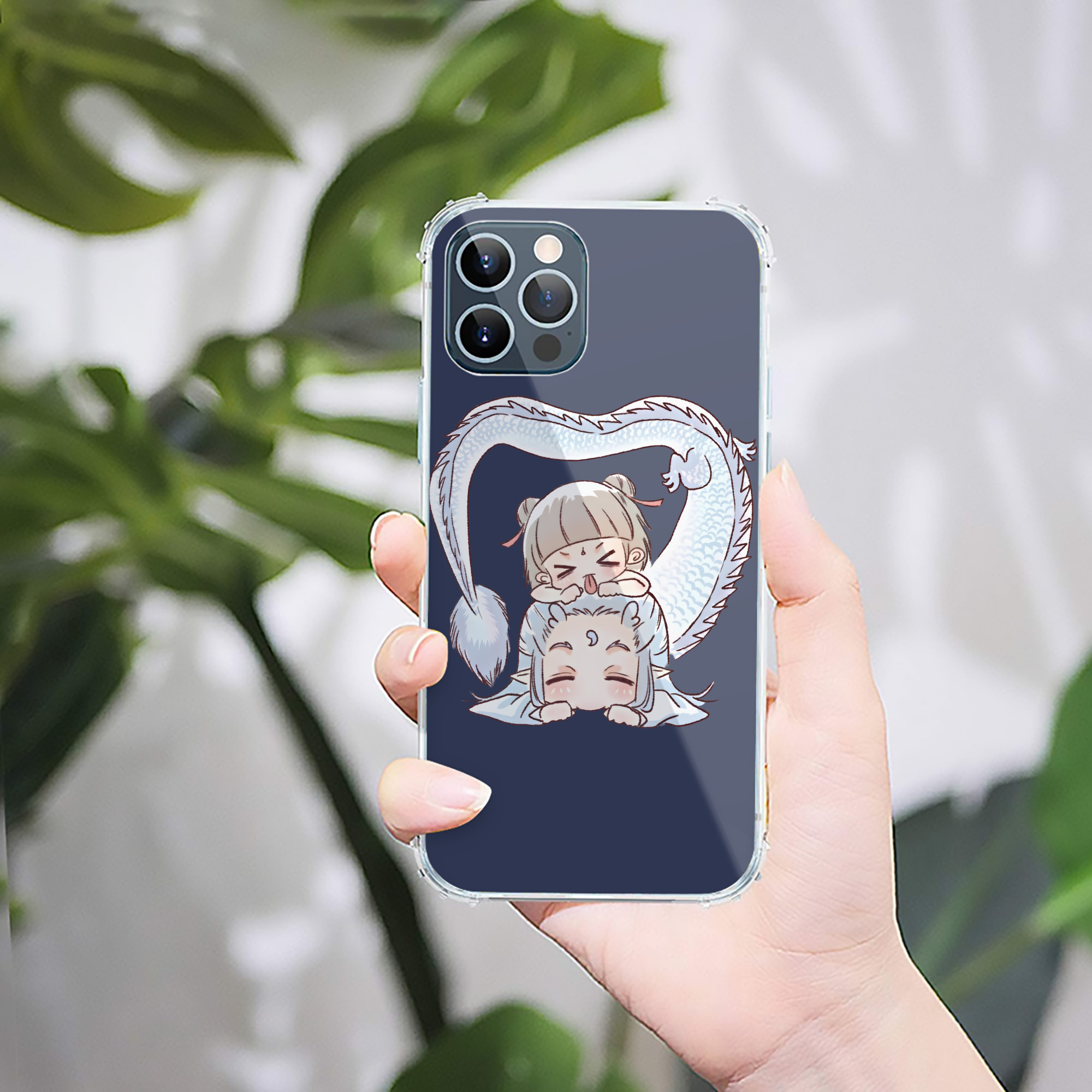 （画像用） Ne Zha 2 ナタ 魔童の大暴れ 【iPhone 12シリーズ対応】透明スマホケース（クリアソフトケース）